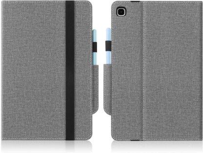 Hülle Tab S6 Lite 10.4 Zoll Samsung Galaxy Stand Leder Grau