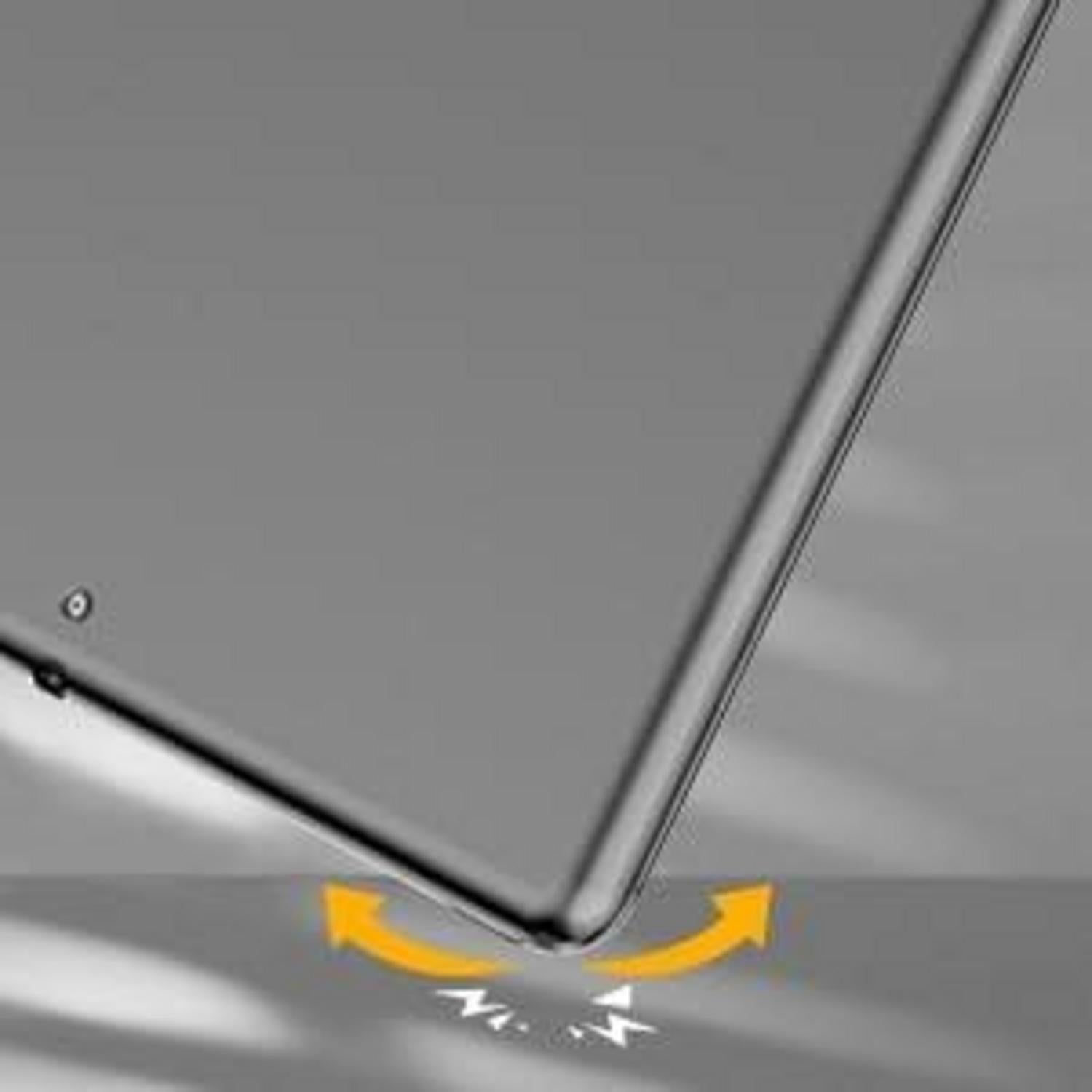Schutzhülle iPad 9 8 7 Generation 10.2 Zoll Transparent Schwarz