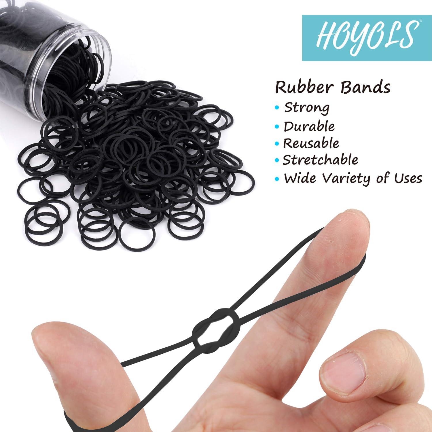 Schwarze Elastische Gummibänder 600pcs für