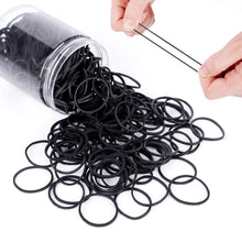 HOYOLS Gummibänder 3.8cm für schwarzes Haar - 330 Stück