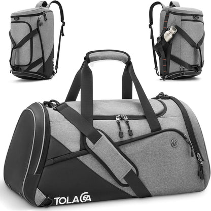 Sporttasche 47L Rucksack mit Schuhfach Nassfach Wochen
