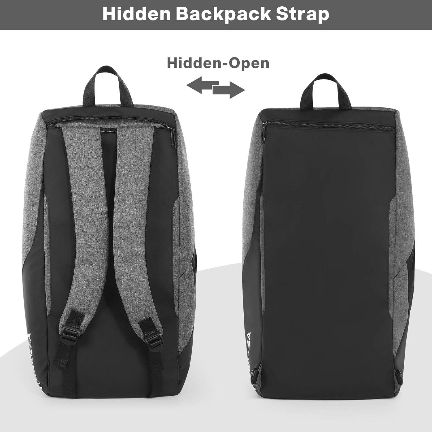 Tolaccea 47L Sporttasche Groß Rucksack Schuhfach Nassfach Duffel Bag Fitness Gym