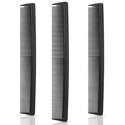 Kohlefaser Haar Schneide Kamm 3er Set Fein- Standardzahn Styling Kämme