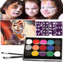 Halloween Kinderschminke Set Gesichts- und Körpermalfarben 15 Farben