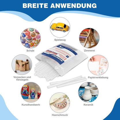 WORKPRO 100 Heißklebestifte 200x11mm transparent Universal