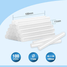 Heißklebestifte 100x11mm transparent für Heißklebepistole