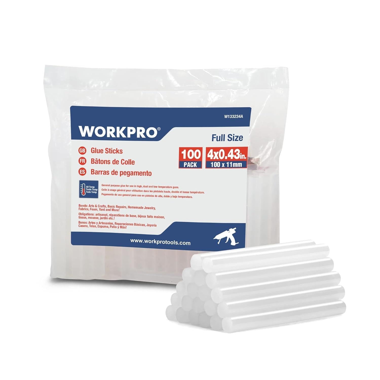 Heißklebestifte 100x11mm transparent ideal Heimwerker 100 Stück