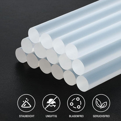 Heißklebestifte 100x11mm transparent ideal Heimwerker 100 Stück