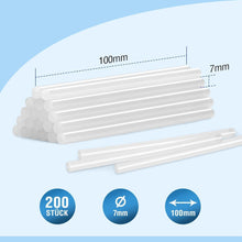 WORKPRO Heißklebestifte 7x100mm transparent 200 Stück