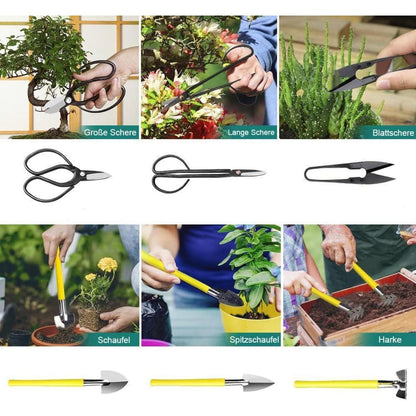 Bonsai Werkzeug Kit 13 teilig Scheren Draht Mini Werkzeuge