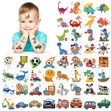 96 Stück Tattoo Set für Kinder, Piraten Fußball Dinosaurier