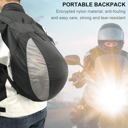 Faltbarer Helmrucksack 28L für Motorradhelm und