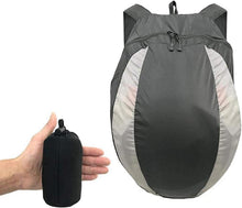 Faltbarer Helmrucksack mit Staubschutz und Aufbewahrungstasche, 28L