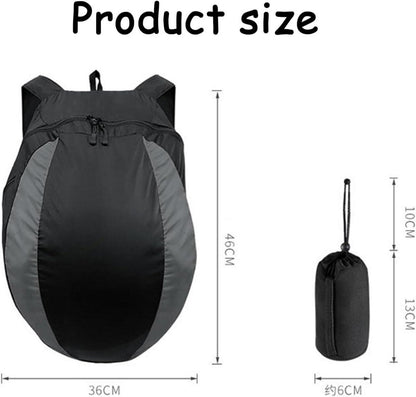 Faltbarer Helmrucksack 28L für Motorradhelm und Sportausrüstung