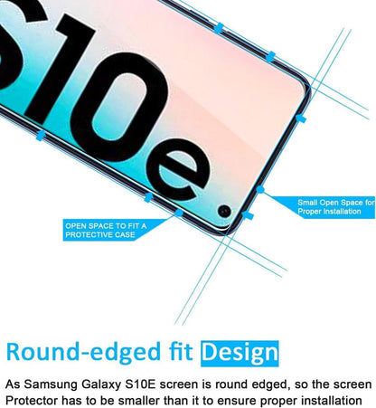 Panzer Schutz Glas Samsung Galaxy S10e 2 Stück 9H Härte HD 0.33mm