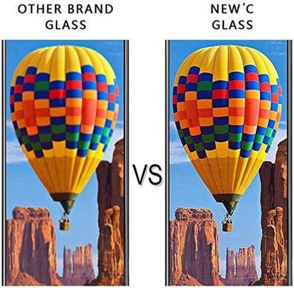 Panzer Schutz Glas Samsung Galaxy A51 3 Stück 9H Härte Transparent