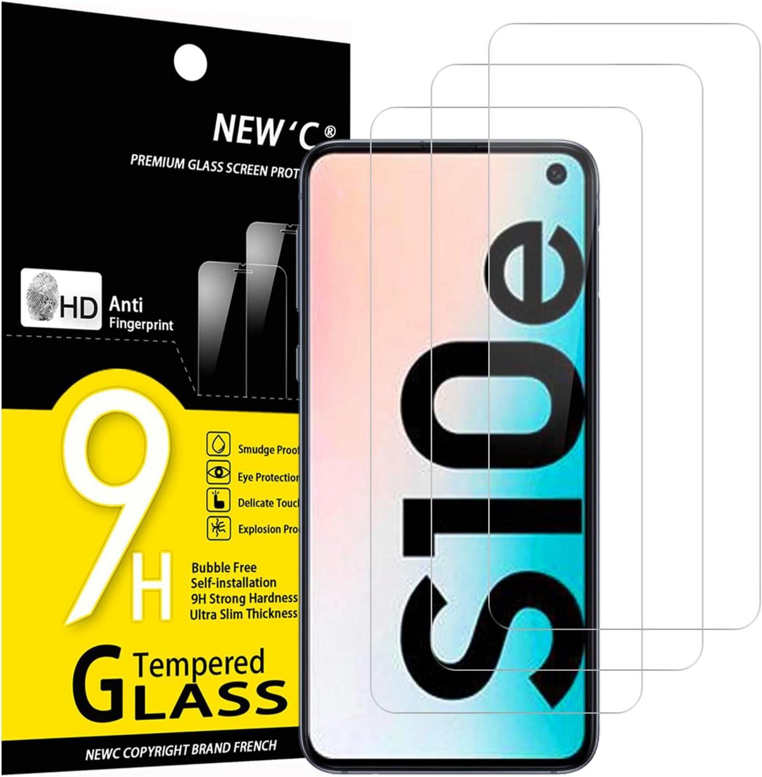 Panzer Schutz Glas für Samsung Galaxy S10e, 3er Set, 9H Härte, HD