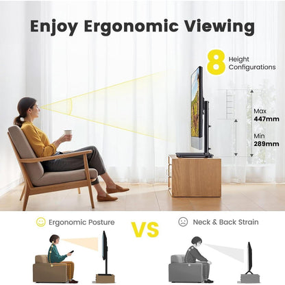 TV Ständer Schwenkbar 32-60 Zoll LED LCD Flach Curved bis