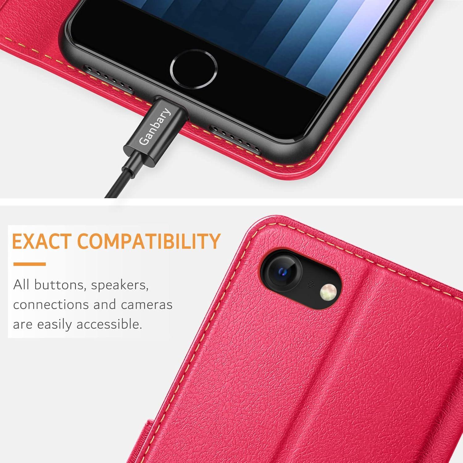 Handyhülle iPhone SE 2022 5G/SE 2020, iPhone 7/8 Schutzhülle Rot