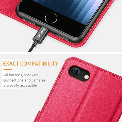 Handyhülle iPhone SE 2022 5G/SE 2020, iPhone 7/8 Schutzhülle Rot