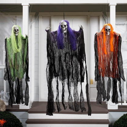 JOYIN Halloween Sensenmann Deko Set 3 Stück 90 cm Gruselig