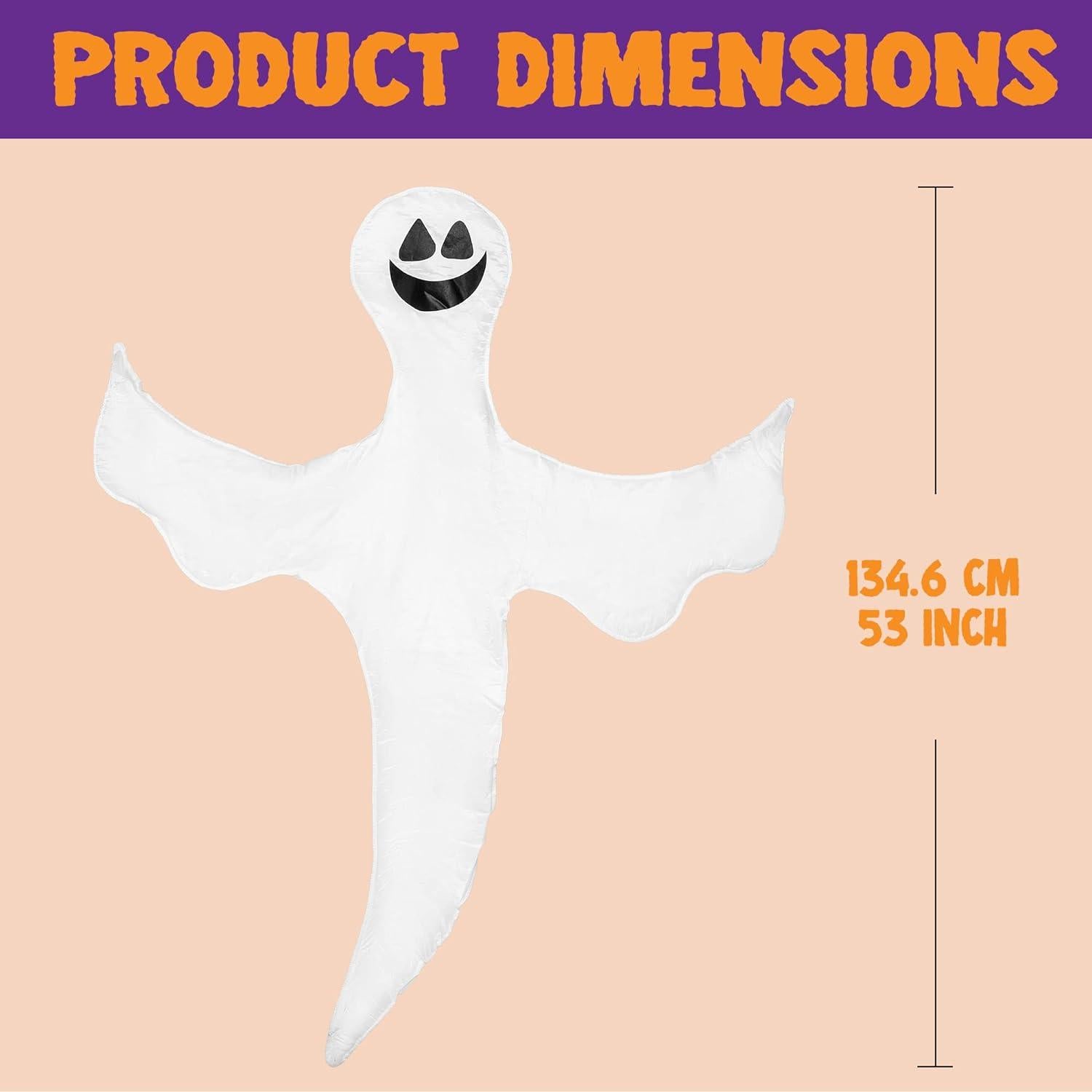 JOYIN Halloween Gespenst Baum Deko Outdoor Partys 134,6 x 127 cm