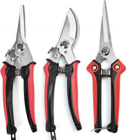 Professionelle Gartenschere Set rostfreiem Stahl 3-teilig