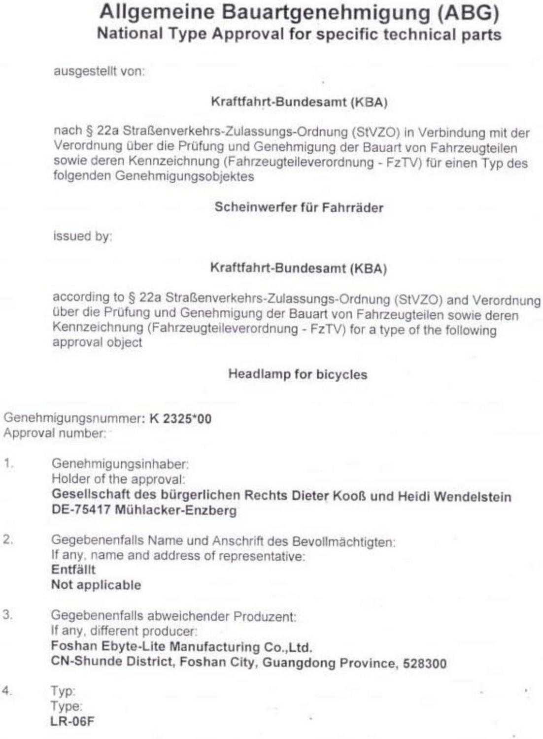 Fahrradlicht Set StVZO Zugelassen USB Aufladbar