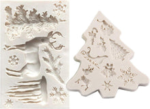 Weihnachten Silikon Backform Set Baum Kuchen Schneeflocken Mould