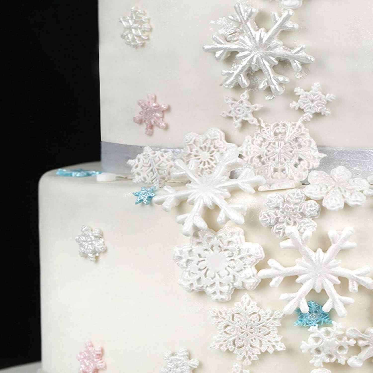 Weihnachten Silikon Backform Set Baum Schneeflocken Torten Ausstechform