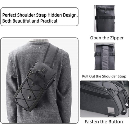 Fahrradtasche 7L Satteltasche Gepäckträger Mountainbike