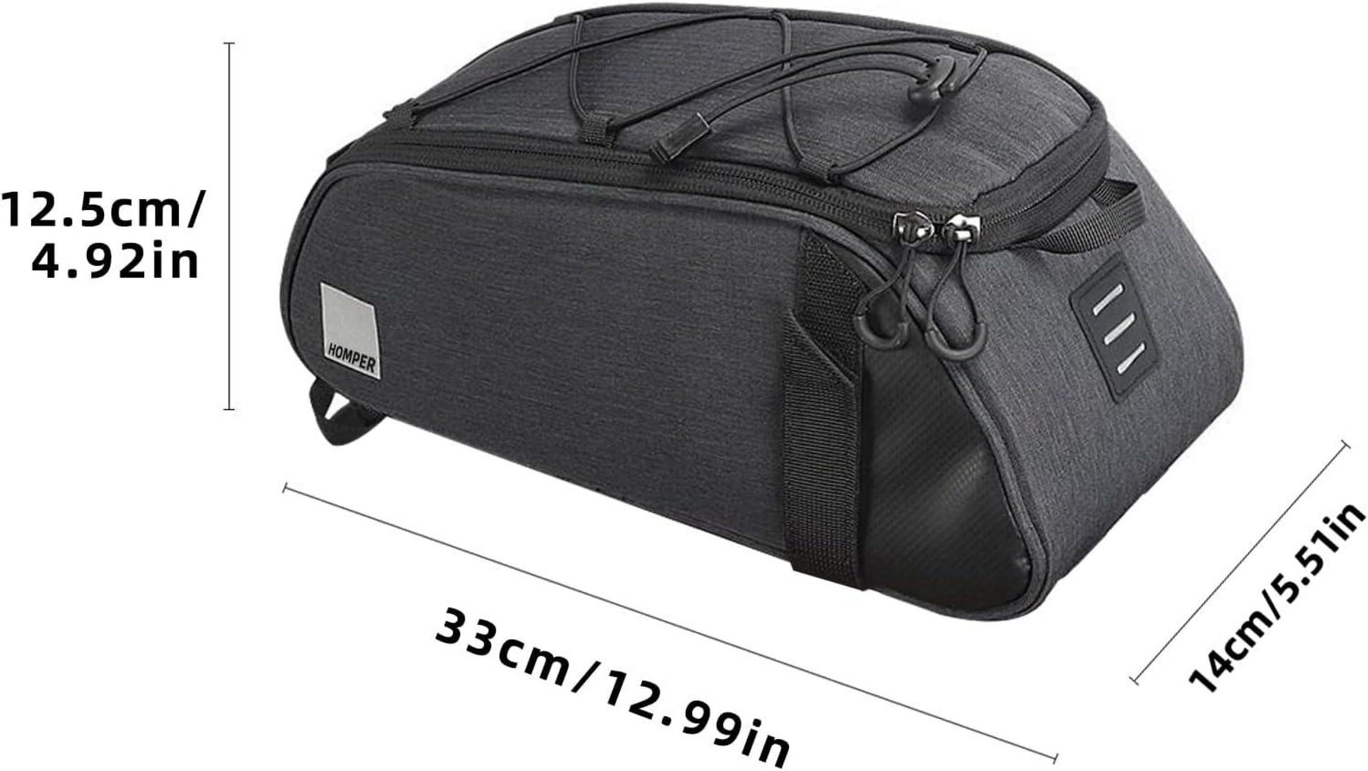 Fahrradtasche 7L Satteltasche Gepäckträger Mountainbike