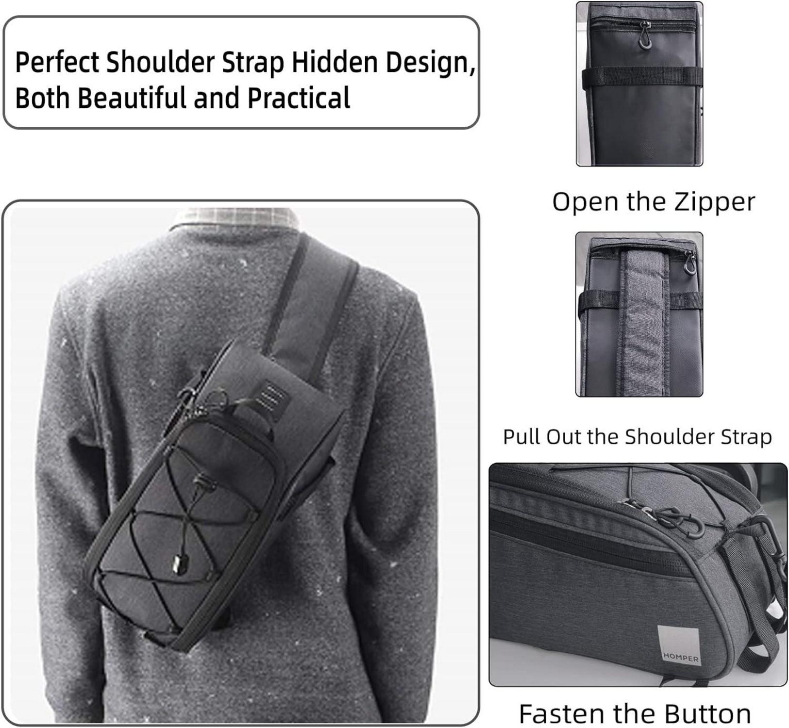 Fahrradtasche Satteltasche Gepäckträger Rucksack 7L Mountain Road MTB