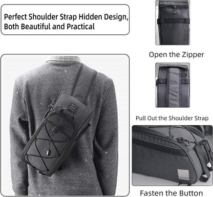 Fahrradtasche Satteltasche Gepäckträger Rucksack 7L Mountain Road MTB