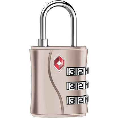 ZHEGE TSA Gepäckschloss 3 Stellige Zahlen Vorhängeschloss
