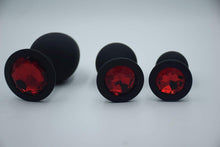 Silikon Analplugs Set Butt plug 3-teilig S+M+L Rot