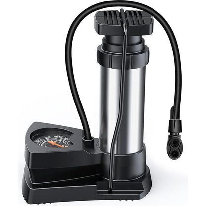 Fahrradpumpe mit Manometer Mini tragbar 11bar 160PSI