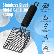 Katzenstreuschaufel aus Metall mit komfortablem Griff