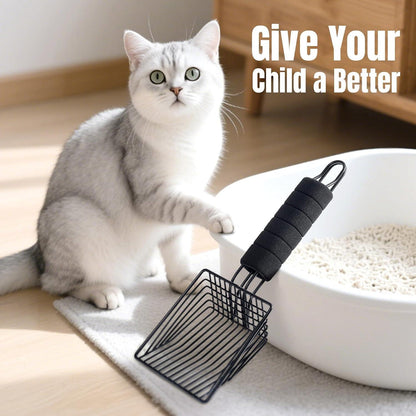 Katzenstreuschaufel aus Metall mit komfortablem Griff