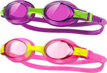 Kinder Schwimmbrille 2er Set Anti-Nebel UV Schutz
