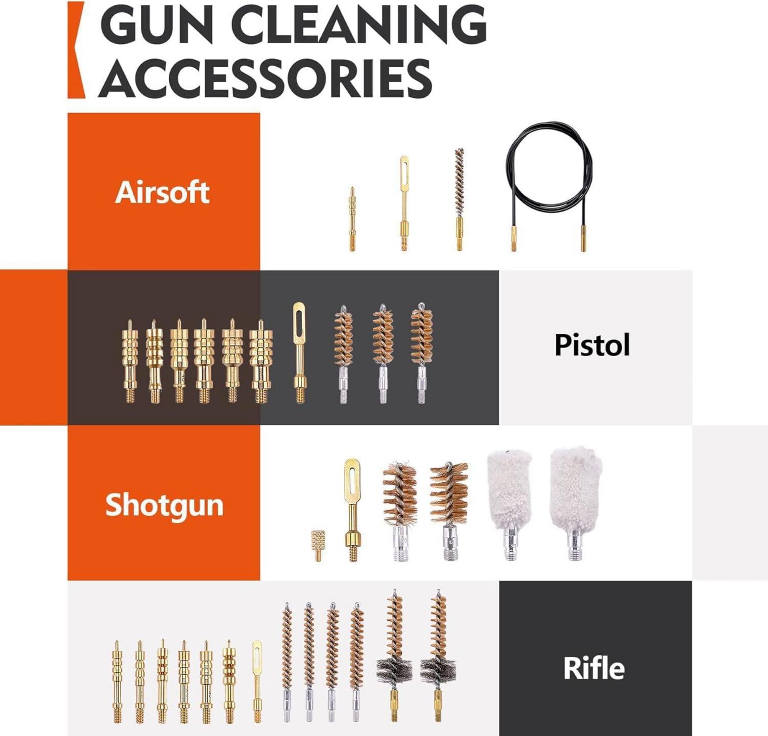 Gun Cleaning Kit für Pistole Schrotflinten Gewehr alle Kaliber