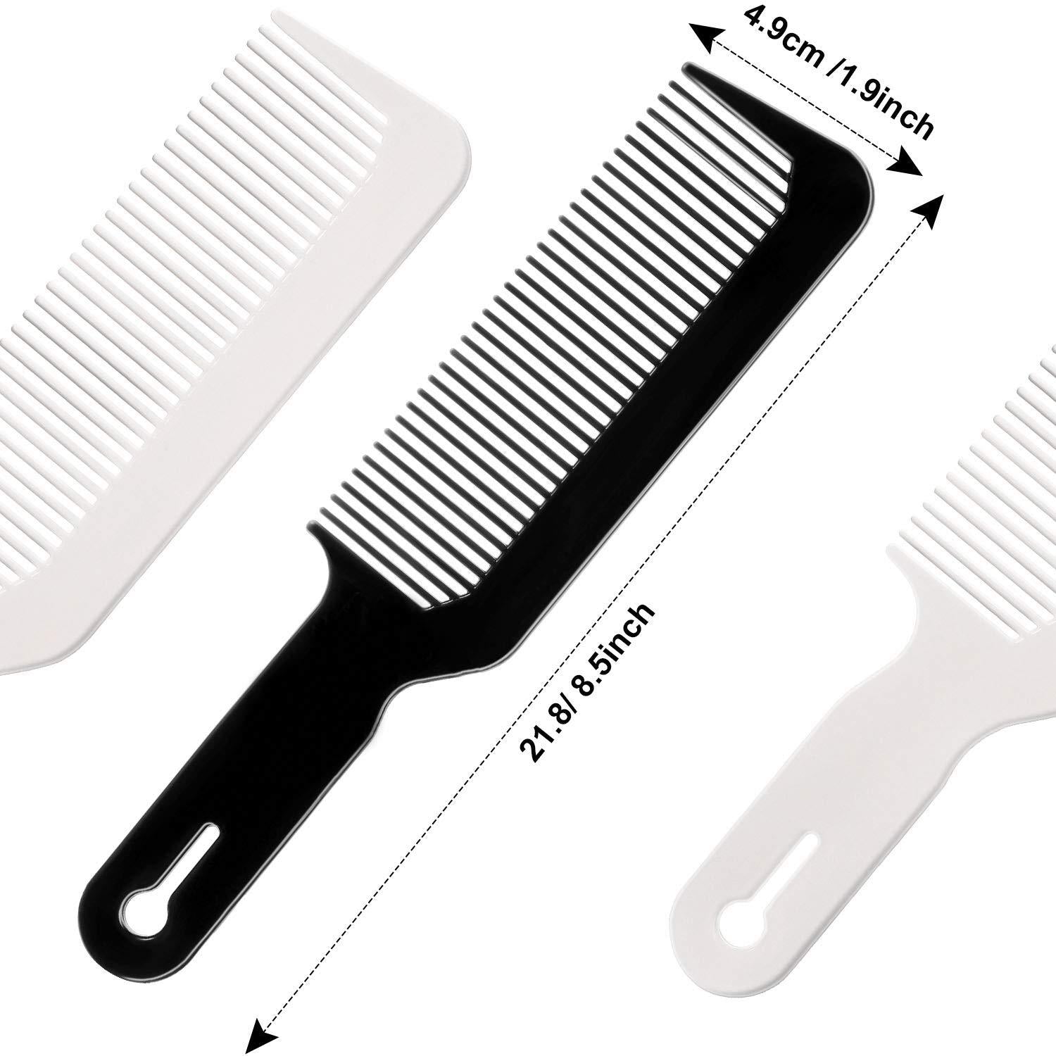 3er Set Schwarze Weiße Rote Clipper Kämme für Frisuren