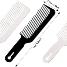 3er Set Schwarze Weiße Rote Clipper Kämme für Frisuren