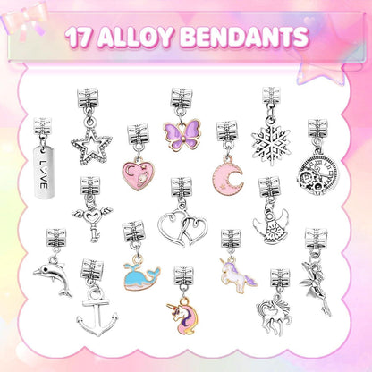 BIIB Mädchen Armband Bastelset Schmuck Geschenke 5-12 Jahre