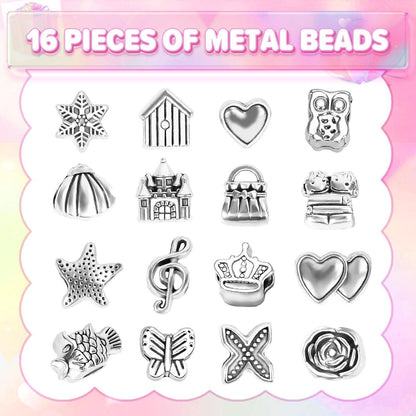 BIIB Mädchen Armband Bastelset Schmuck Geschenke 5-12 Jahre