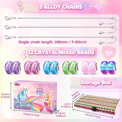 BIIB Mädchen Armband Bastelset Schmuck Geschenke 5-12 Jahre