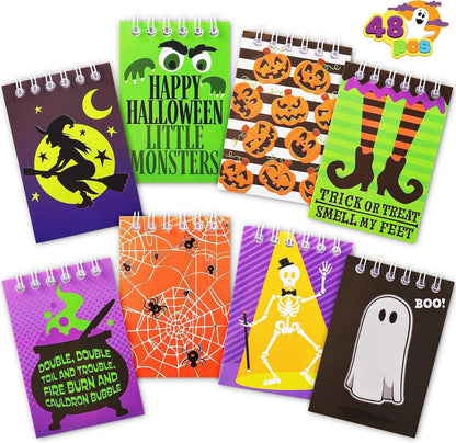 48-teiliges Halloween Spooky Notizblockset für Kinder Halloween Goodie