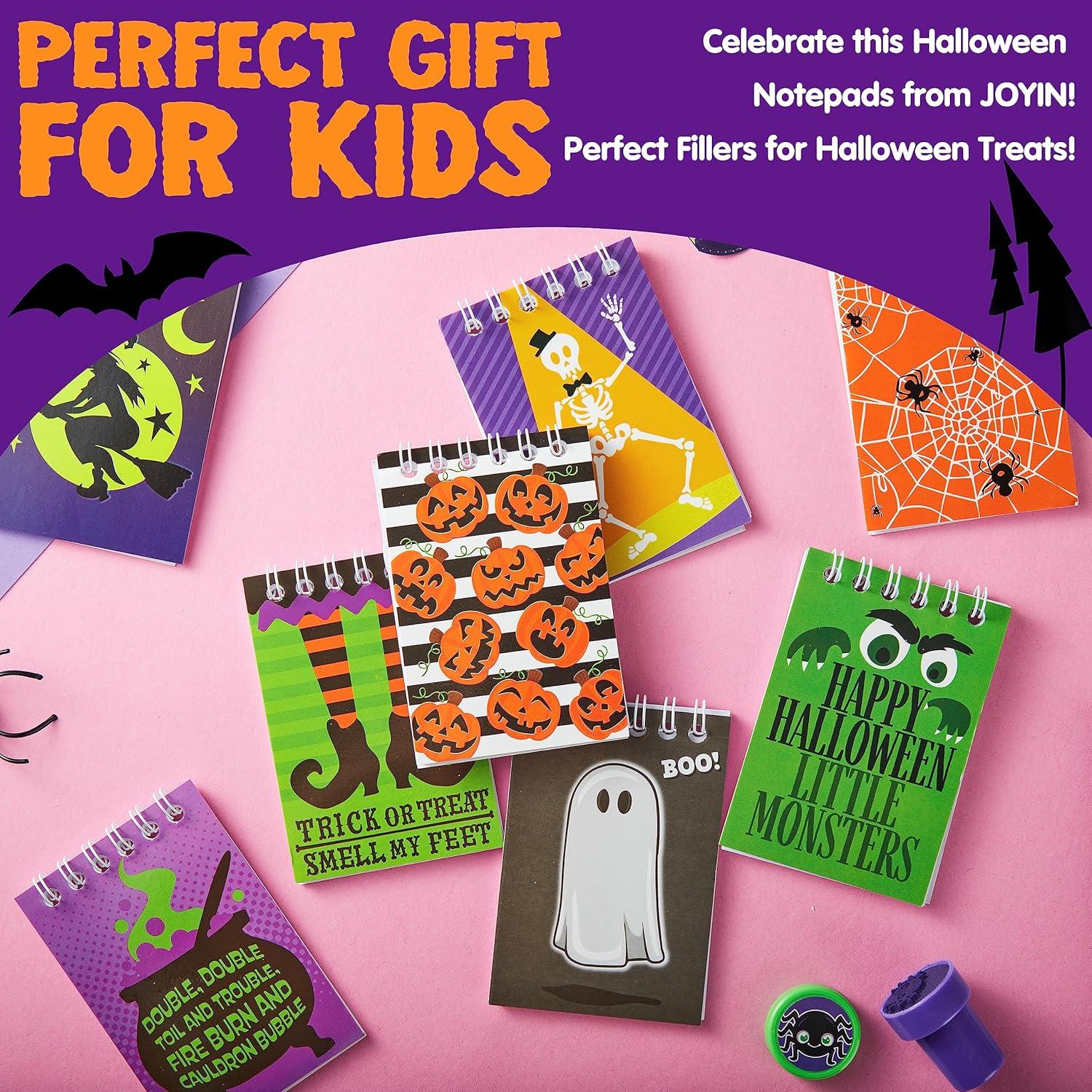 Halloween Spooky Notizblöcke Set - 48 Stück Für Kinder - Halloween Goodie Bags