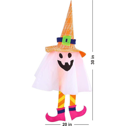 JOYIN Halloween Geister LED Laternen 3er Set Outdoor-Deko