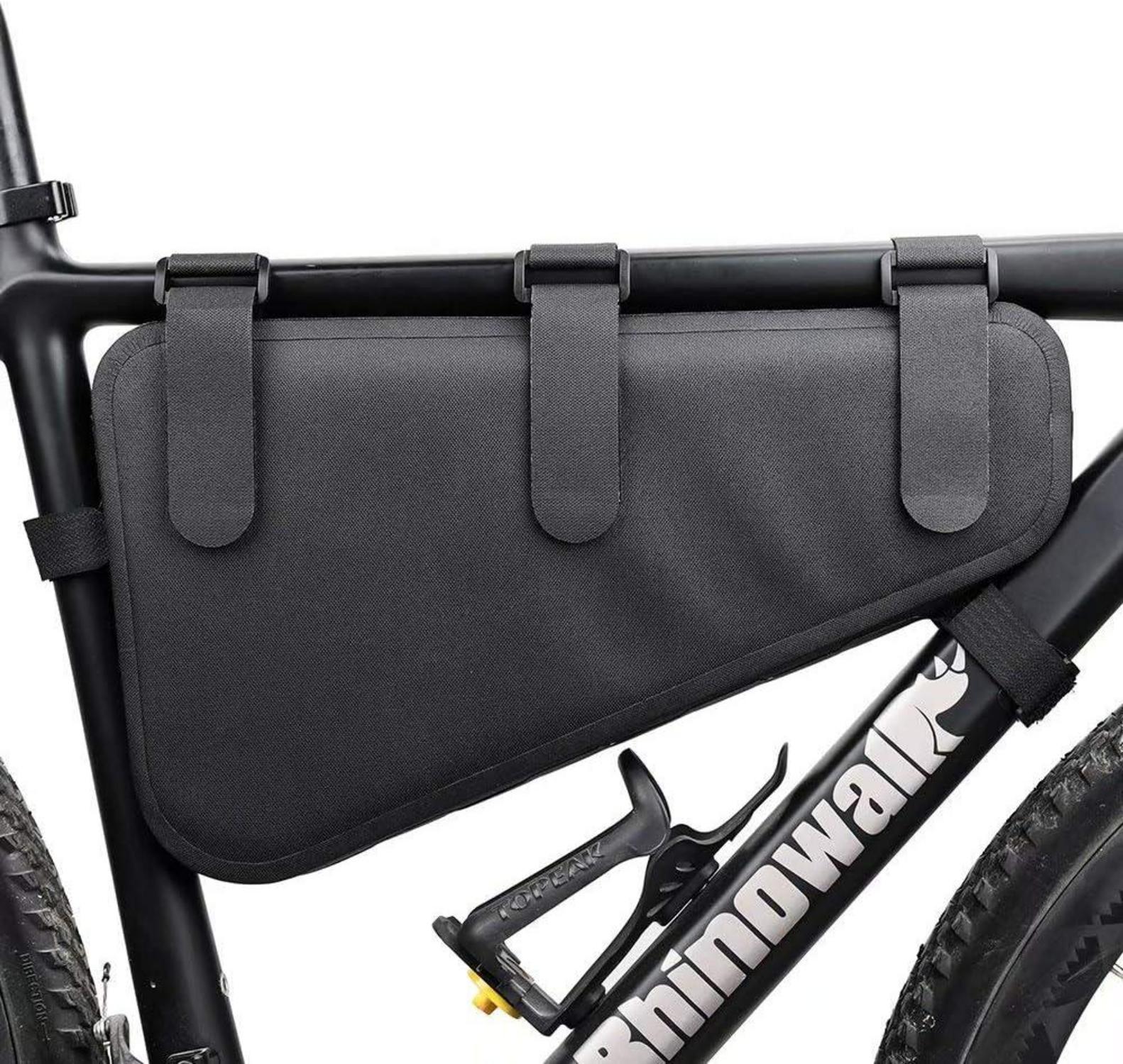 Fahrrad Rohrtasche Triangeltasche Wasserdicht 4L Schwarz